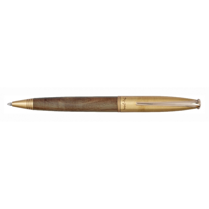 X-Pen Timber Wood Gold kuličkové pero