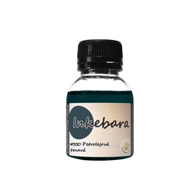 Inkebara Petrolejový tmavý lahvičkový inkoust 60 ml