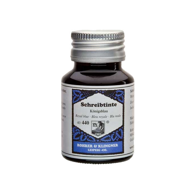 Rohrer & Klingner Royal Blue lahvičkový inkoust 50 ml