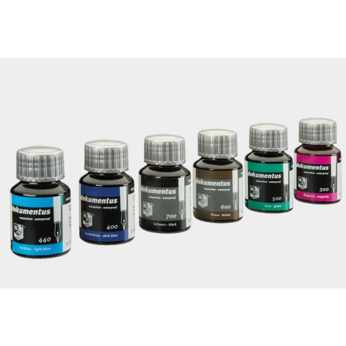 Rohrer & Klingner Schwarz dokumentní inkoust 50 ml