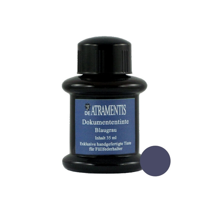 De Atramentis Document Blue Grey dokumentní inkoust 45 ml