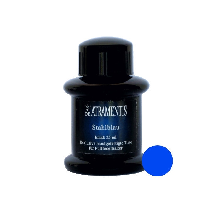 De Atramentis Steel Blue lahvičkový inkoust 45 ml
