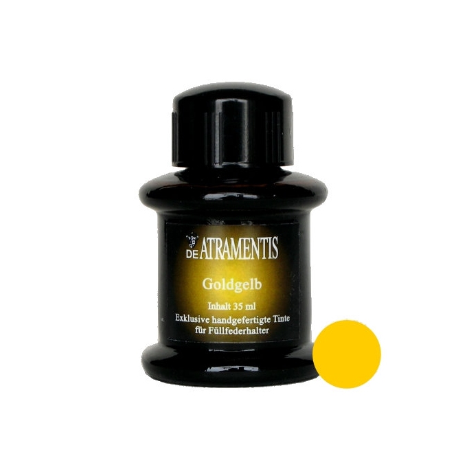 De Atramentis Gold Yellow lahvičkový inkoust 45 ml