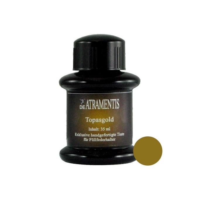 De Atramentis Topaz Gold lahvičkový inkoust 45 ml