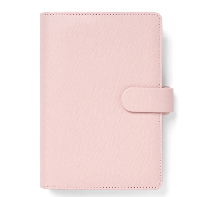 Filofax Saffiano Osobní růžový diář