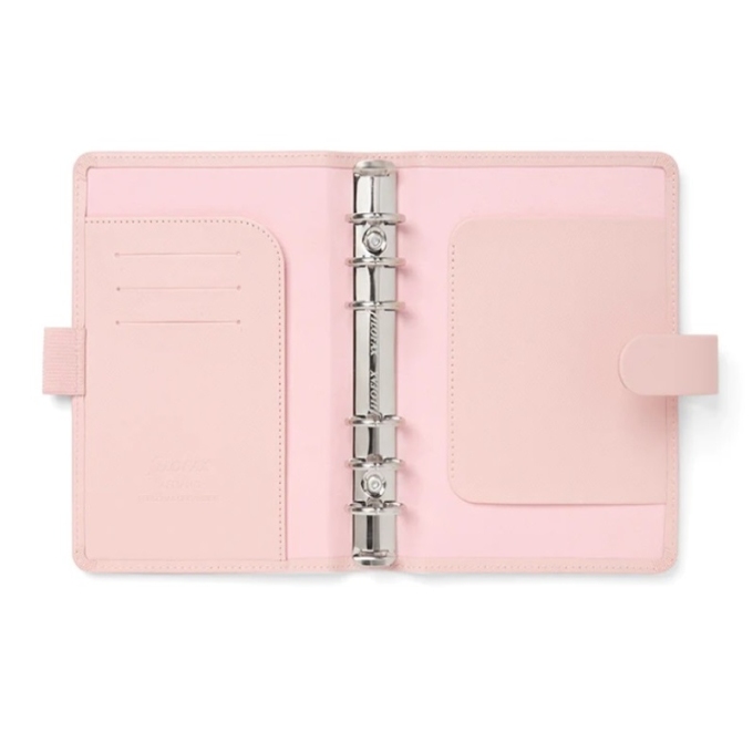 Filofax Saffiano Osobní růžový diář