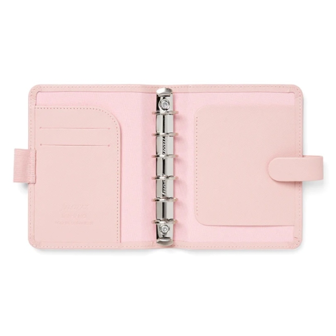 Filofax Saffiano Kapesní růžový diář