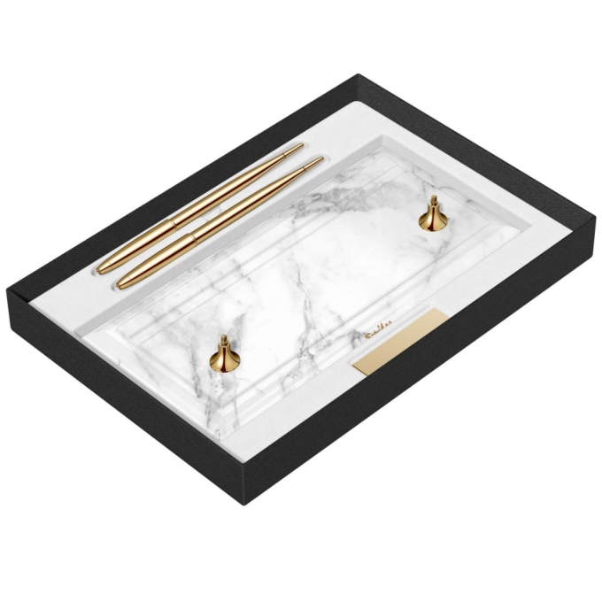 Scrikss White Marble Base GT stolní set per