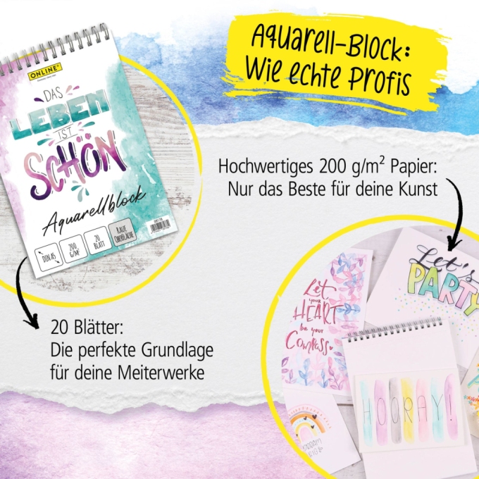 Online Watercolour and Blending dárková sada