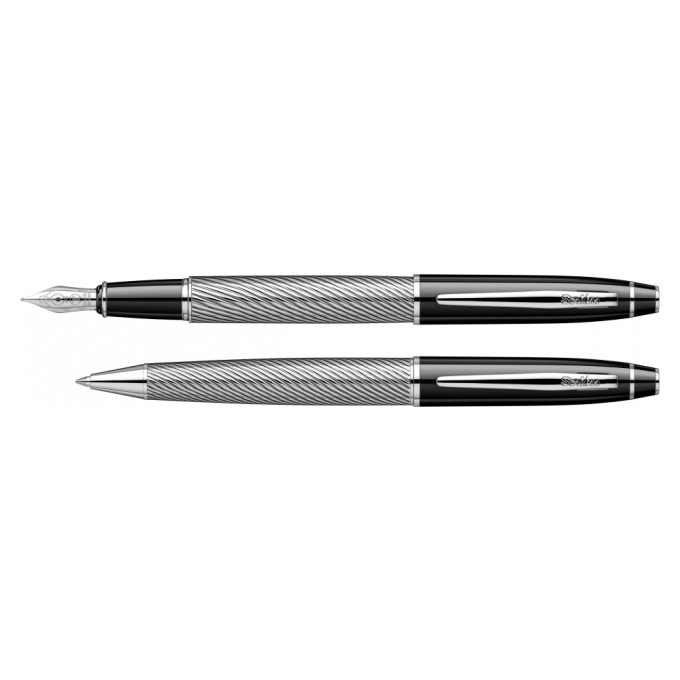 Scrikss Noble Black Chrome Spiral CT dárková sada