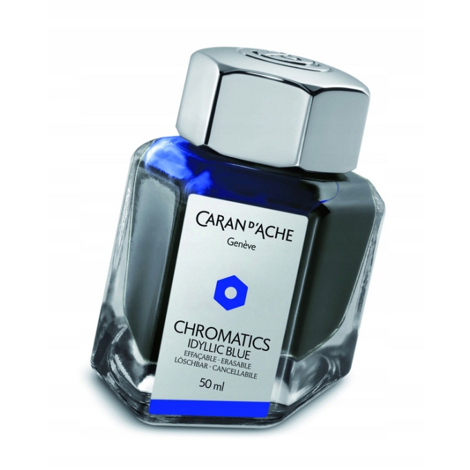 Caran dAche Chromatics Idyllic Blue lahvičkový inkoust 50 ml