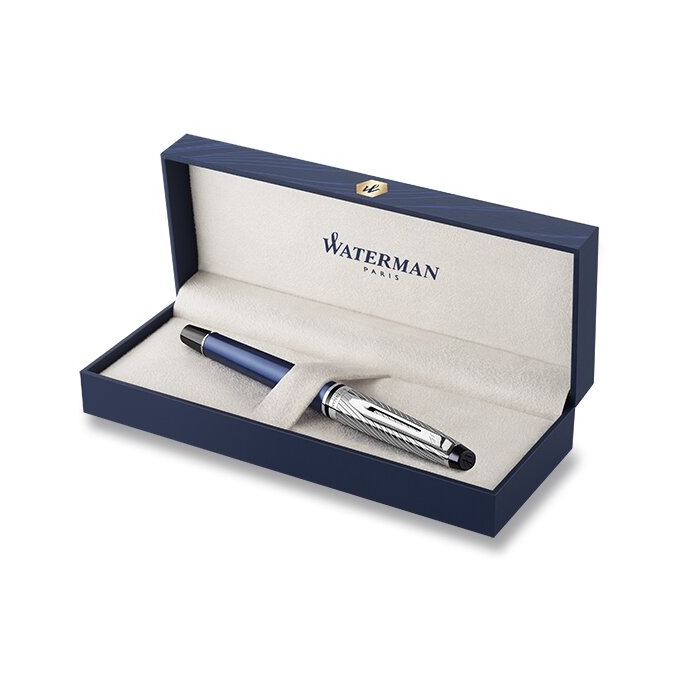 Waterman Expert Deluxe Metallic Blue plnicí pero