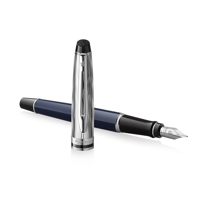 Waterman Expert Made in France SE Deluxe Blue CT plnicí pero