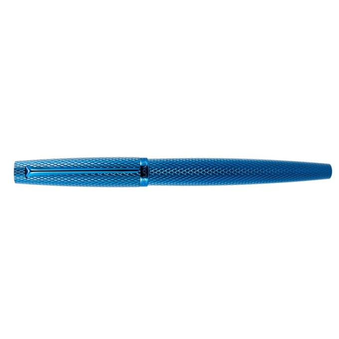 Diplomat Viper Guilloche Blue keramické pero