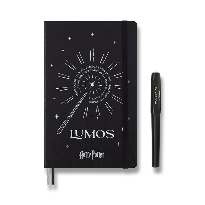 Moleskine Harry Potter Lumos sada zápisníku a rolleru