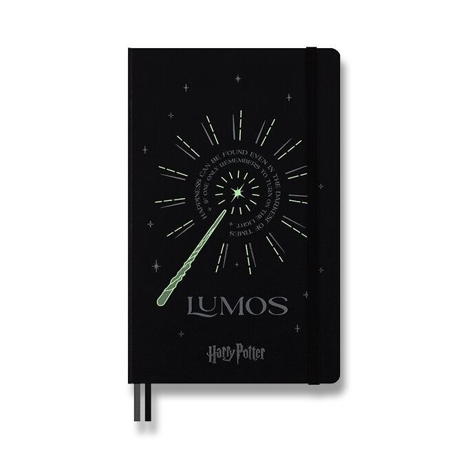 Moleskine Harry Potter Lumos sada zápisníku a rolleru