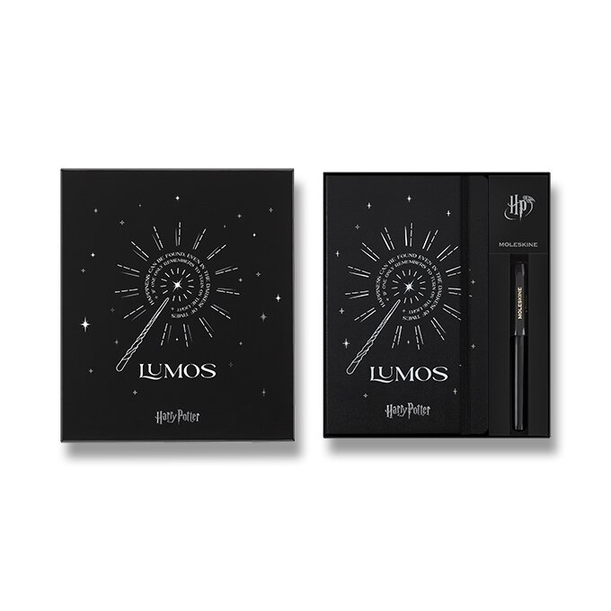Moleskine Harry Potter Lumos sada zápisníku a rolleru