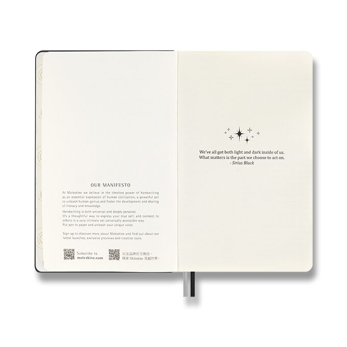 Moleskine Harry Potter Lumos sada zápisníku a rolleru