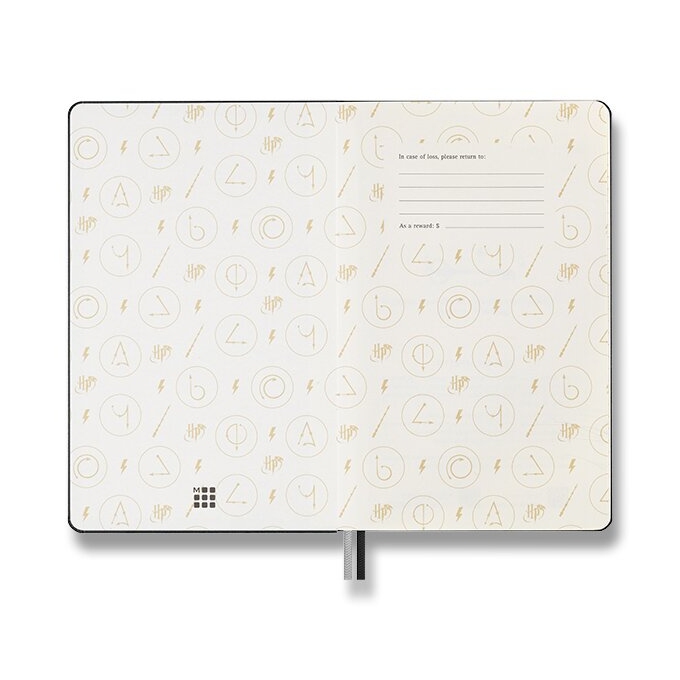 Moleskine Harry Potter Lumos sada zápisníku a rolleru