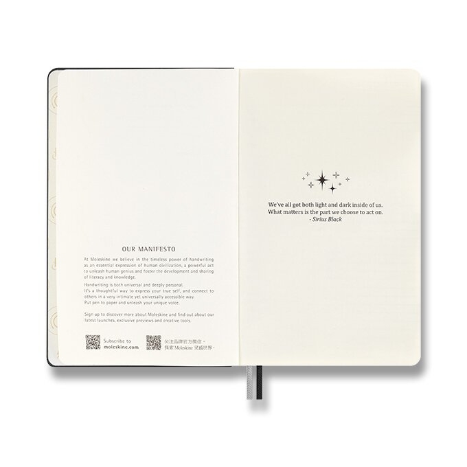 Moleskine Harry Potter Lumos linkovaný zápisník