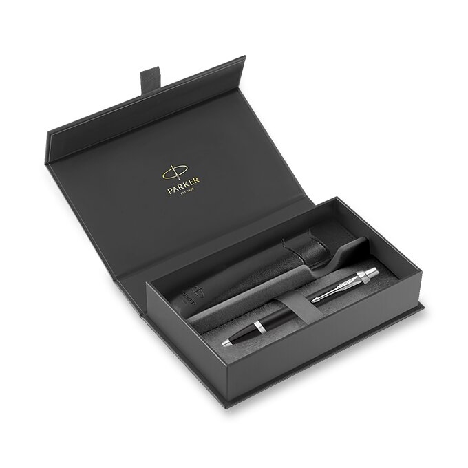 Parker I.M. Essential Matte Black CT dárková sada