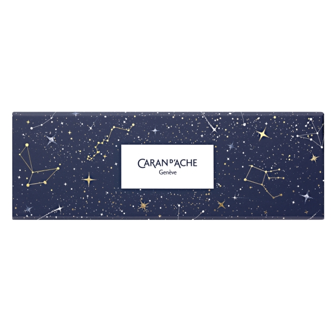 Caran dAche 849 Cosmic Blue Gold kuličkové pero