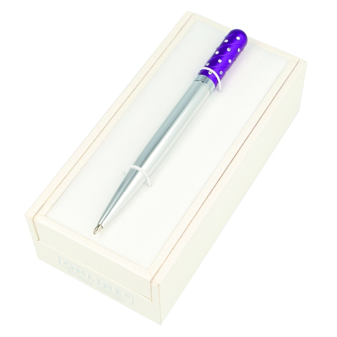 Online Crystal Purple kuličkové pero