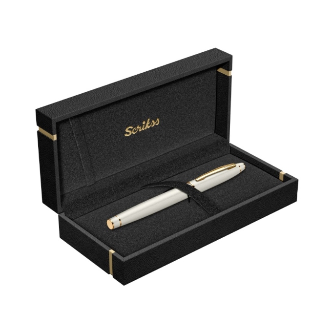 Scrikss Noble Pearl White GT plnicí pero