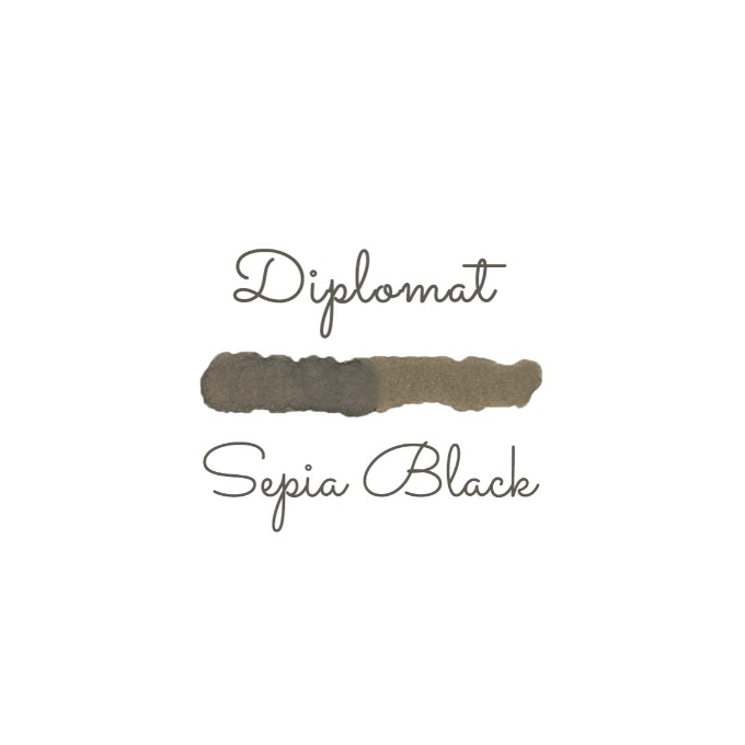 Diplomat Octopus Sepia Black lahvičkový inkoust 30 ml