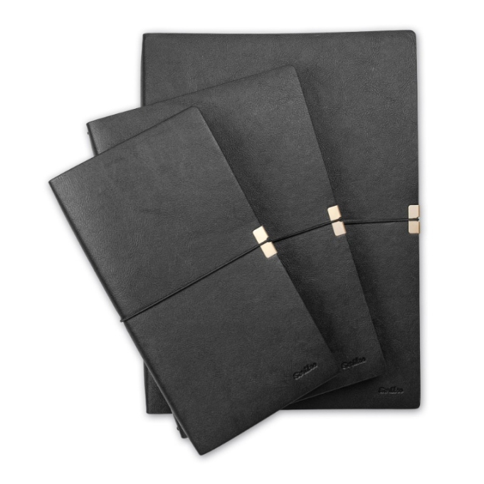 Scrikss Toledo Premium Black A5 černý zápisník