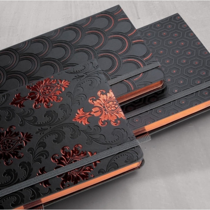 Castelli Copper Baroque L linkovaný zápisník
