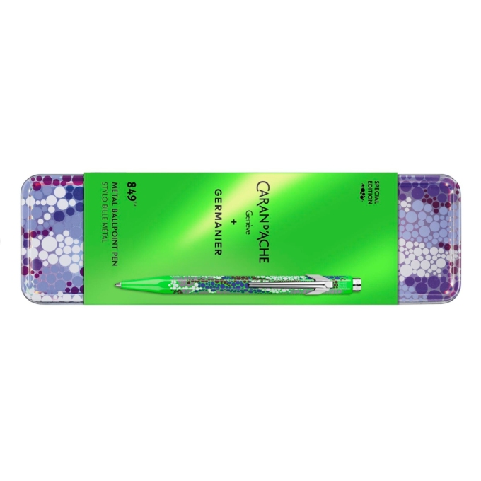 Caran dAche 849 Germanier Neon Green kuličkové pero