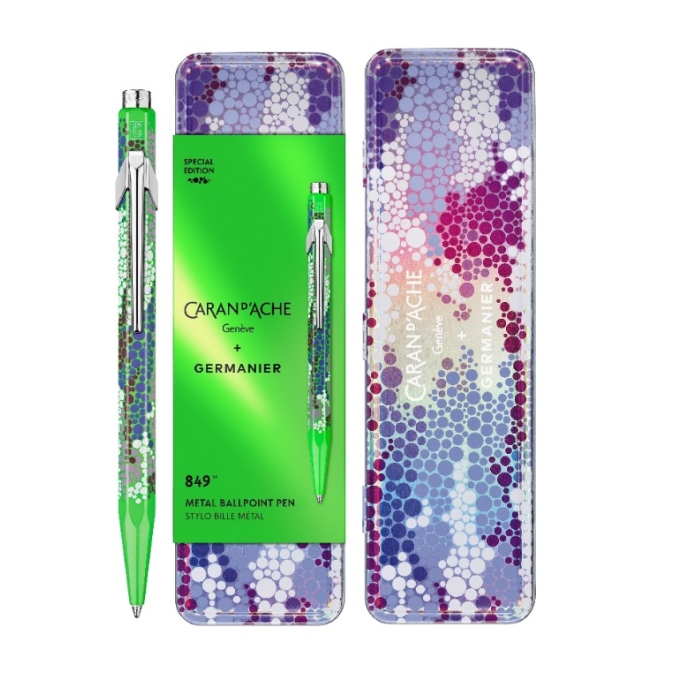 Caran dAche 849 Germanier Neon Green kuličkové pero