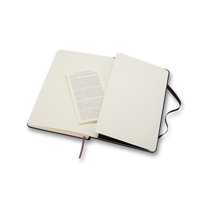 Zápisník Moleskine A5 linkovaný černý tvrdé desky