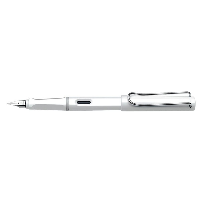 Lamy Safari Shiny White plnicí pero