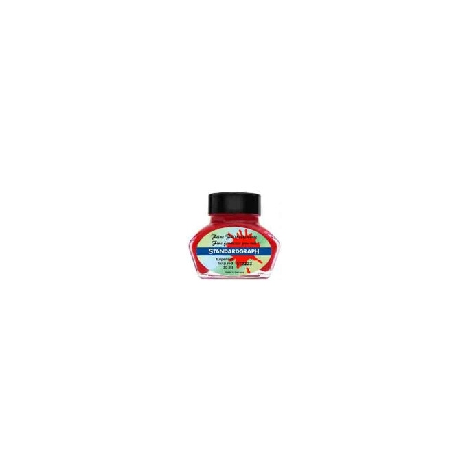 Standardgraph Tulip Red lahvičkový inkoust 30 ml