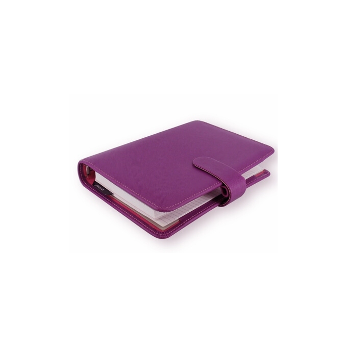 Filofax Saffiano Osobní malinový diář