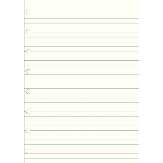 Filofax náhradní listy do zápisníků A5 - linkované