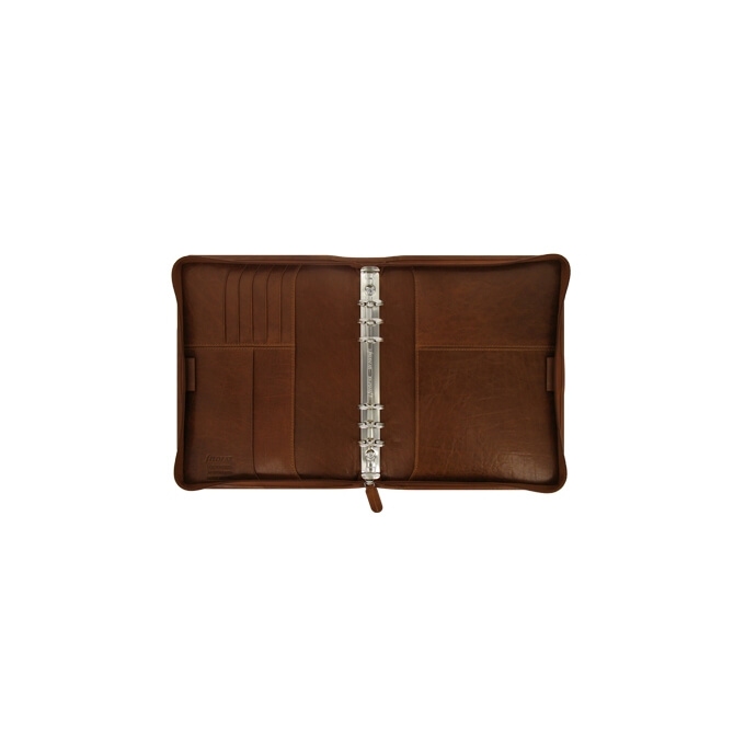 Filofax Lockwood Zip A5 hnědý diář