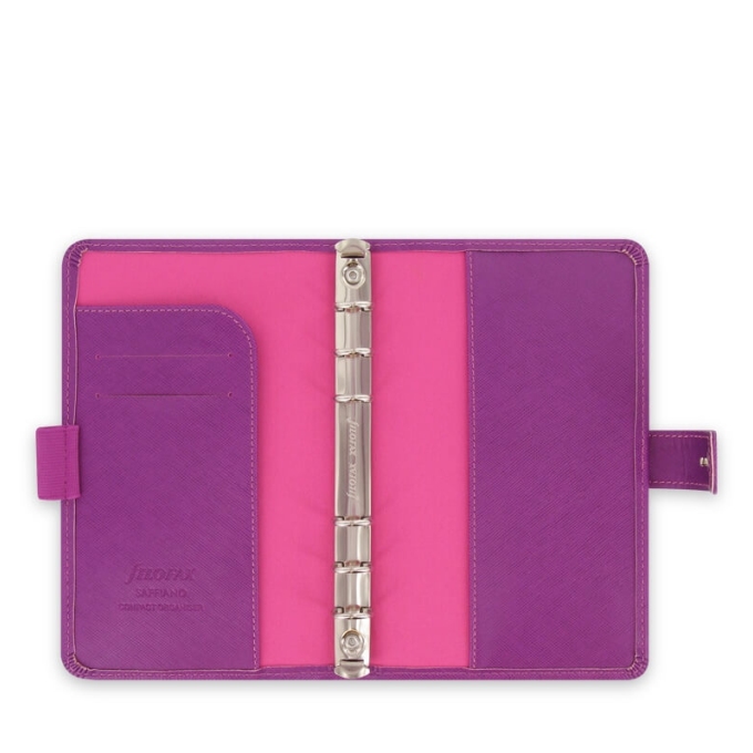 Filofax Saffiano Compact malinový diář