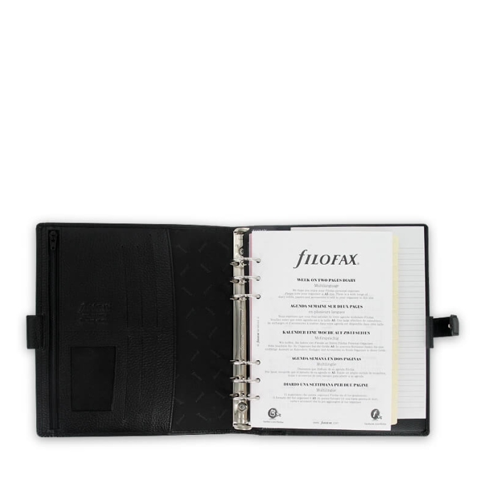 Filofax Finsbury A5 černý diář
