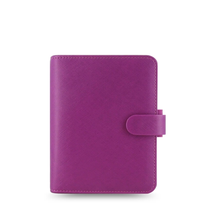 Filofax Saffiano kapesní malinový diář
