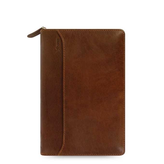 Filofax Lockwood Zip osobní hnědý diář