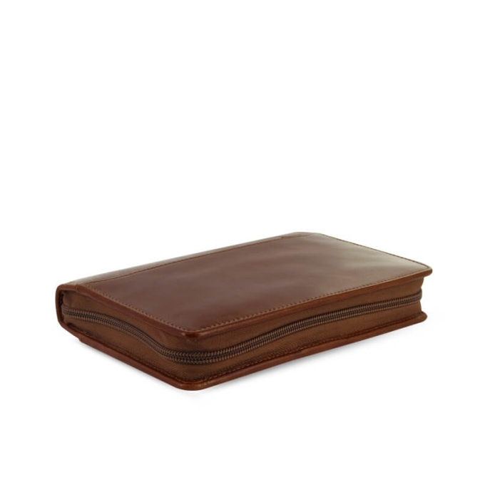 Filofax Lockwood Zip osobní hnědý diář