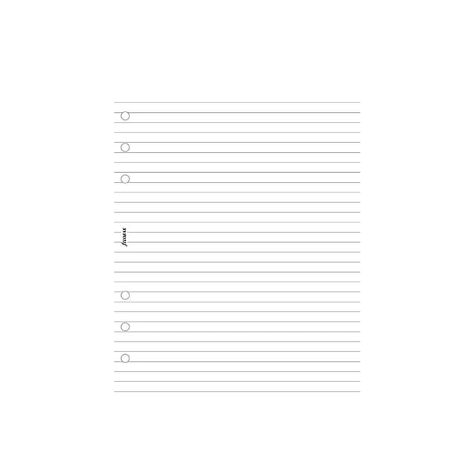 Filofax A5 Poznámkový blok linkovaný, bílý