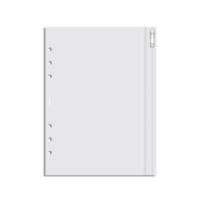 Filofax A5 průhledná obálka se zipem