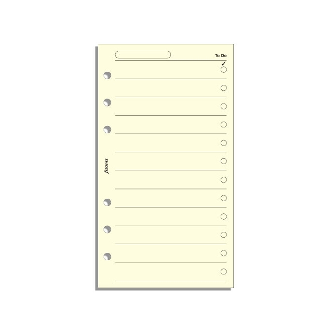 Filofax Nezapomeň krémové - Osobní