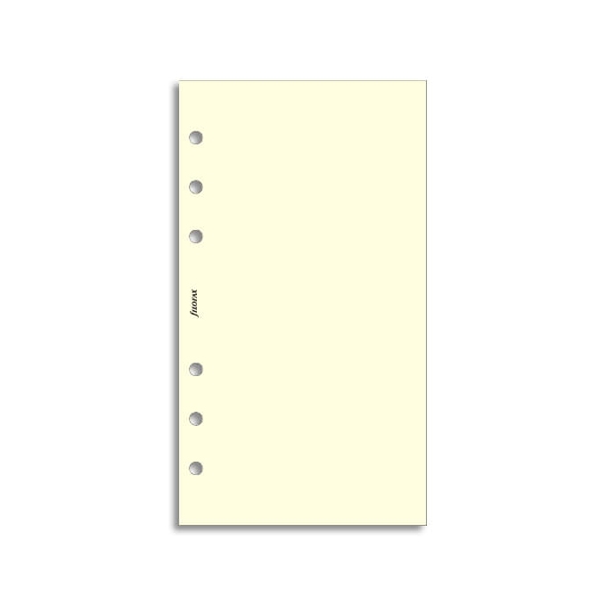 Filofax nelinkovaný papír krémový 30 listů - Osobní