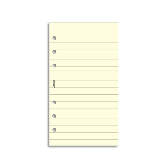 Filofax linkovaný papír krémový 30 listů - Osobní