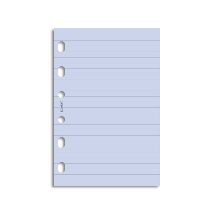 Filofax papír linkovaný levandulový, 20 listů - kapesní